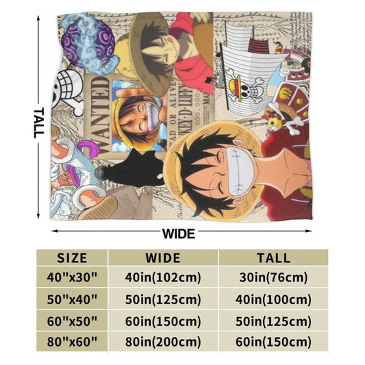 One Piece Luffy Blanket