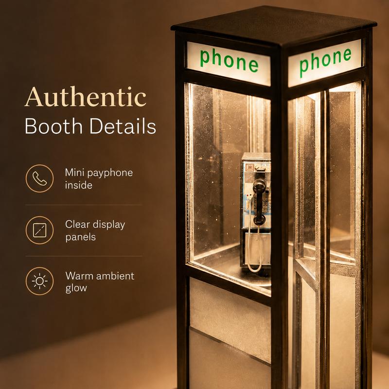 PhoneGlow™ Vintage Booth Lamp