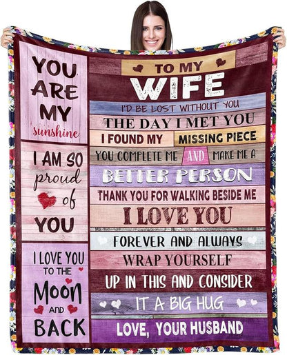 To My Wife™ Love Letter Blanket