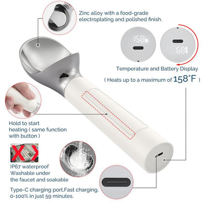 Heated Ice Cream Scooper