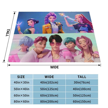 K-Pop Demon Hunters Blanket