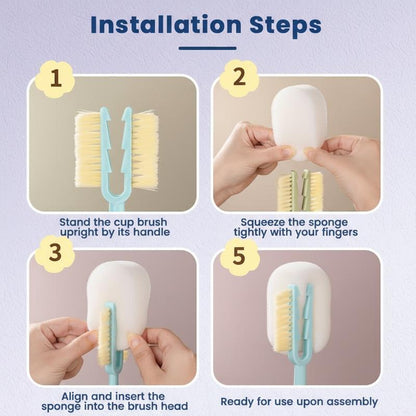 CleanBloom™ 5-in-1 Cup Brush