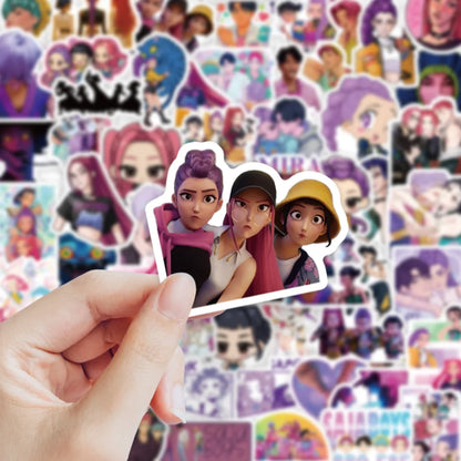 74pcs Demon Hunters Stickers