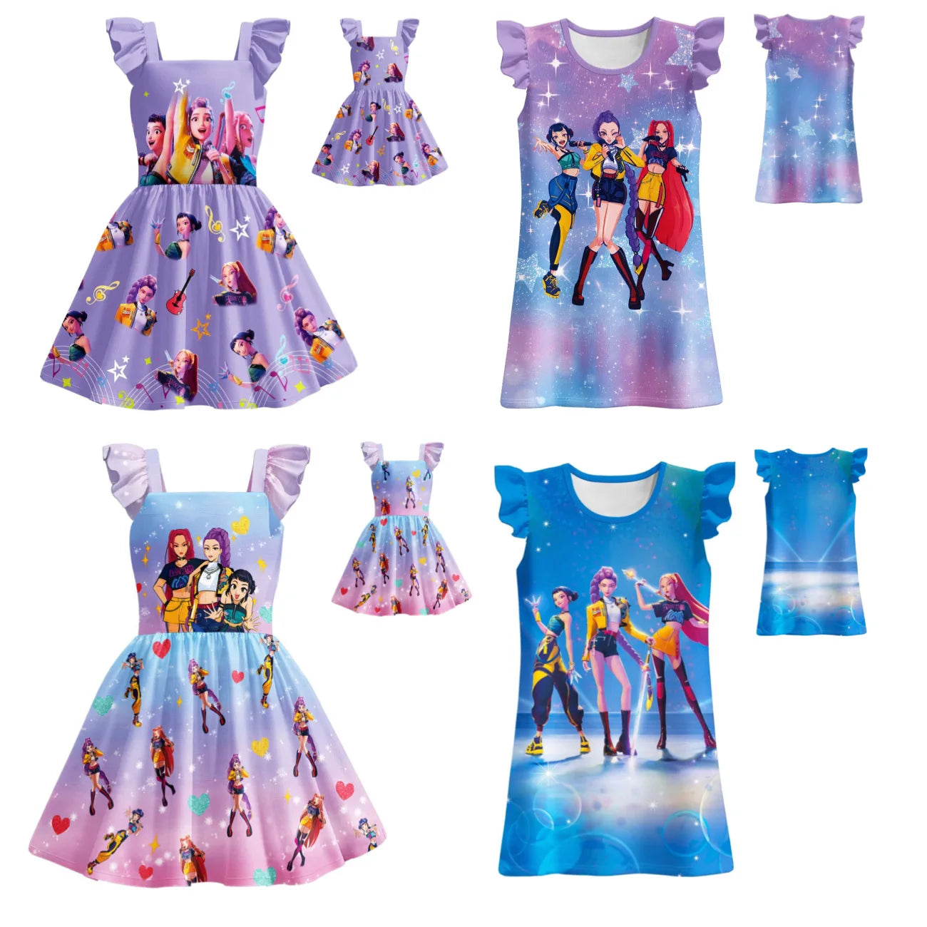 Kids K-Pop Demon Hunters Dress