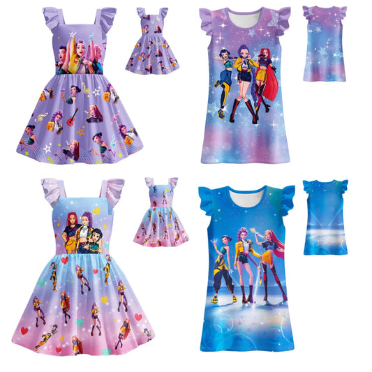 Kids K-Pop Demon Hunters Dress