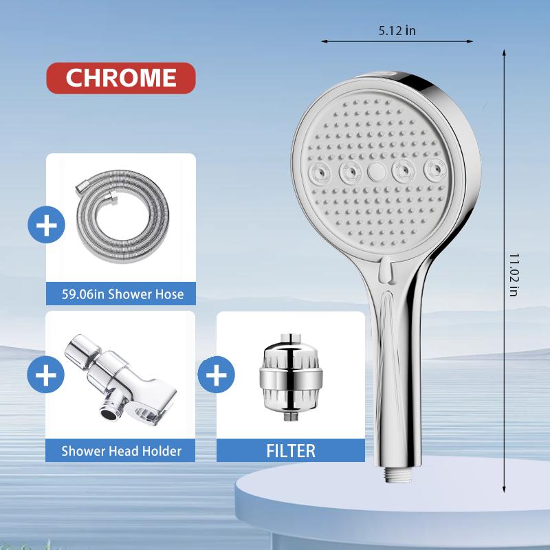 HydraJet™ 6-Mode Pressure Shower Head