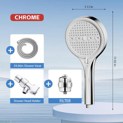 HydraJet™ 6-Mode Pressure Shower Head
