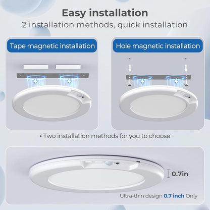 MotionSense™ Snap-On Rechargeable Ceiling Light