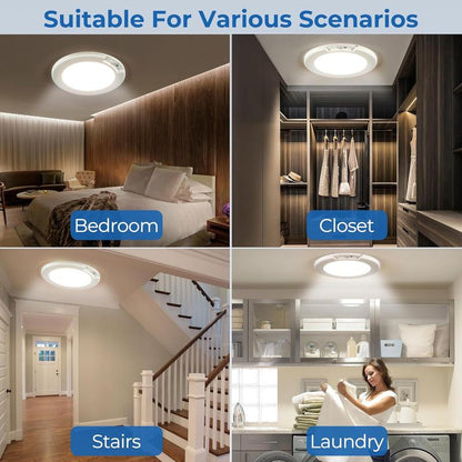 MotionSense™ Snap-On Rechargeable Ceiling Light