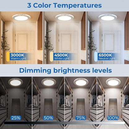 MotionSense™ Snap-On Rechargeable Ceiling Light