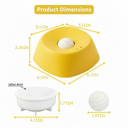 Spin-to-Eat Slow Feeder Bowl