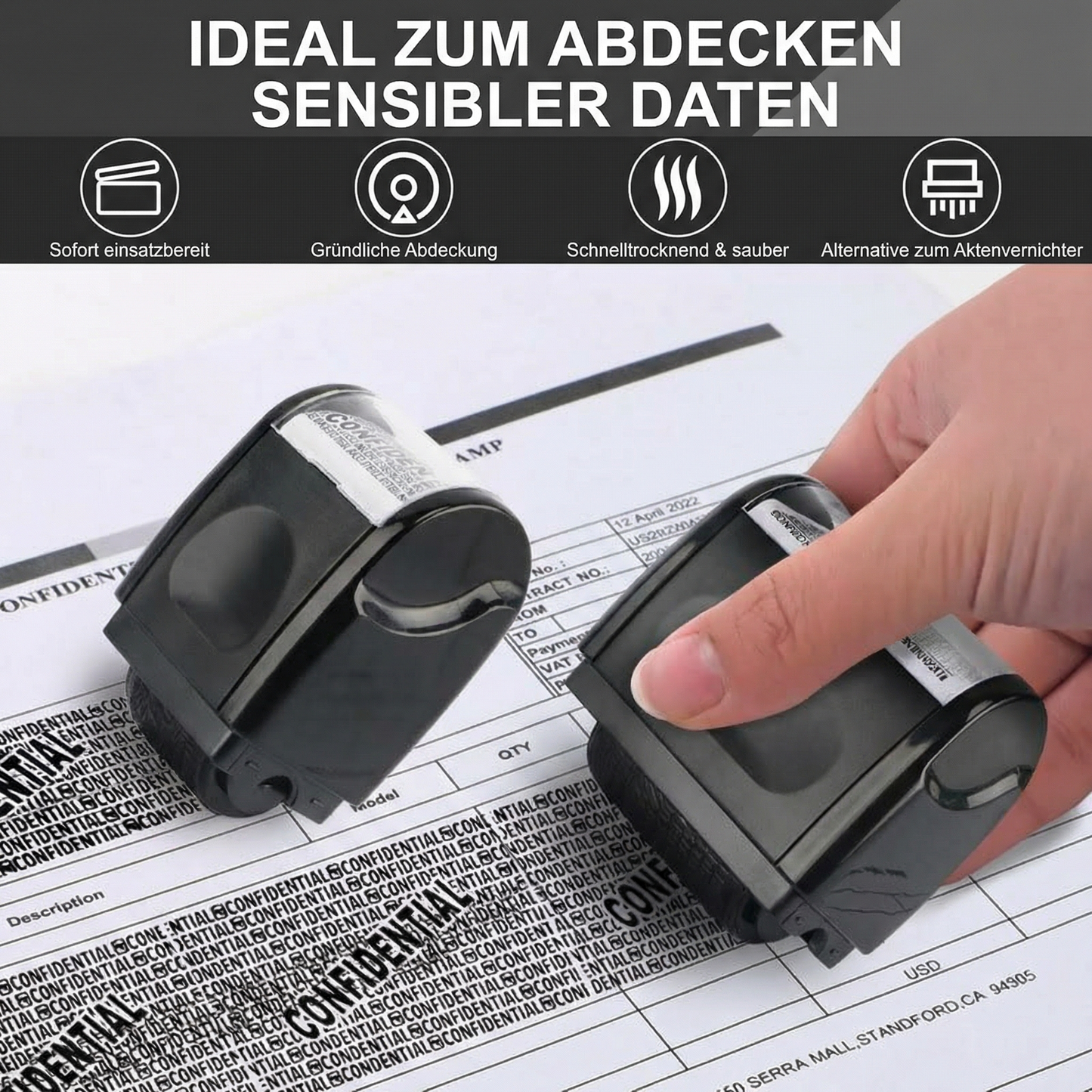 TintenSchutz™ Datenschutz-Stempel