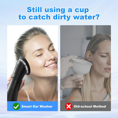 Electric Ear Irrigation System 4 Pressure Settings • 2-in-1 Water Tank • Rechargeable