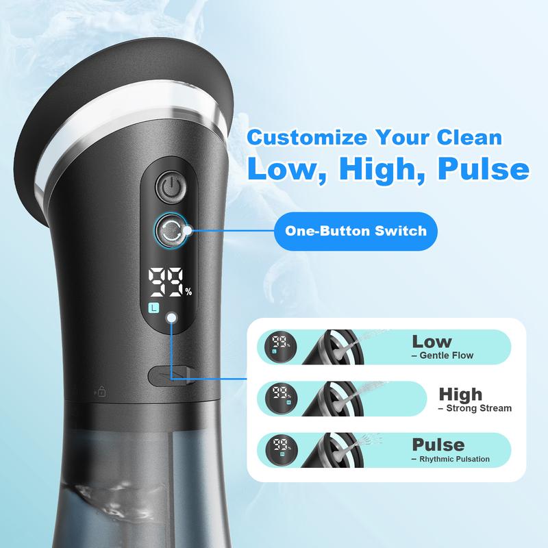 Electric Ear Irrigation System 4 Pressure Settings • 2-in-1 Water Tank • Rechargeable