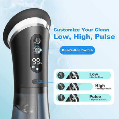 Electric Ear Irrigation System 4 Pressure Settings • 2-in-1 Water Tank • Rechargeable