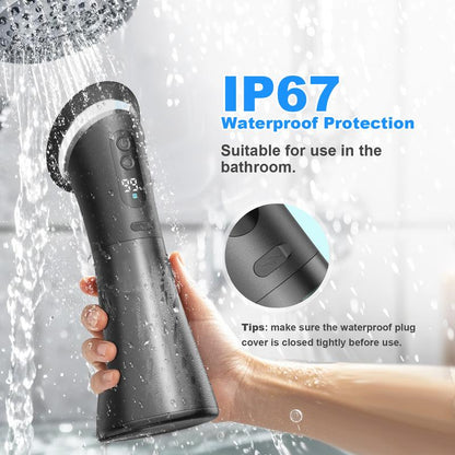 Electric Ear Irrigation System 4 Pressure Settings • 2-in-1 Water Tank • Rechargeable