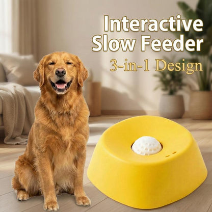 Spin-to-Eat Slow Feeder Bowl
