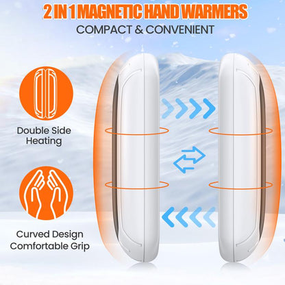 SnapWarm Magnetic Hand Warmers – 2 Pack
