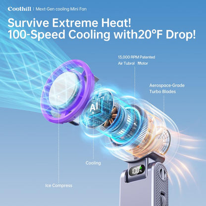 CryoJet™ 199-Speed Ice Cooling Fan