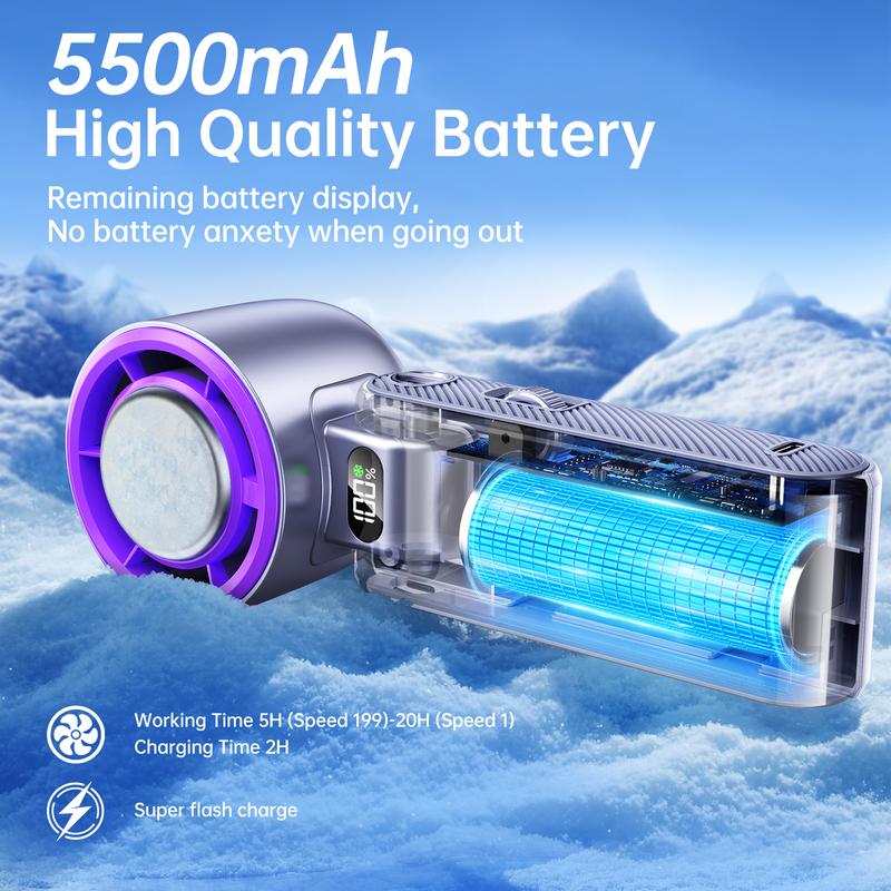 CryoJet™ 199-Speed Ice Cooling Fan