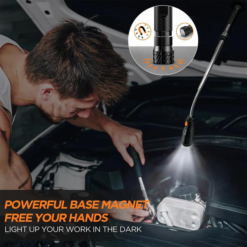 Extendable Magnetic Pickup Tool with LED