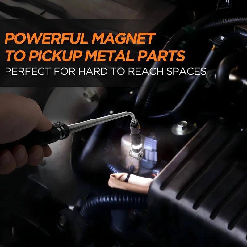 Extendable Magnetic Pickup Tool with LED
