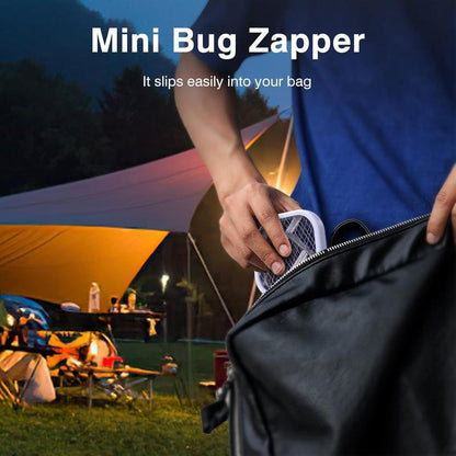 BuzzGuard™ Mini Zapper Portable • USB-Powered • 2-in-1 UV Mosquito Killer