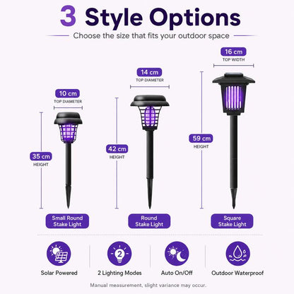 2-in-1 Solar Mosquito Zapper Pathway Light