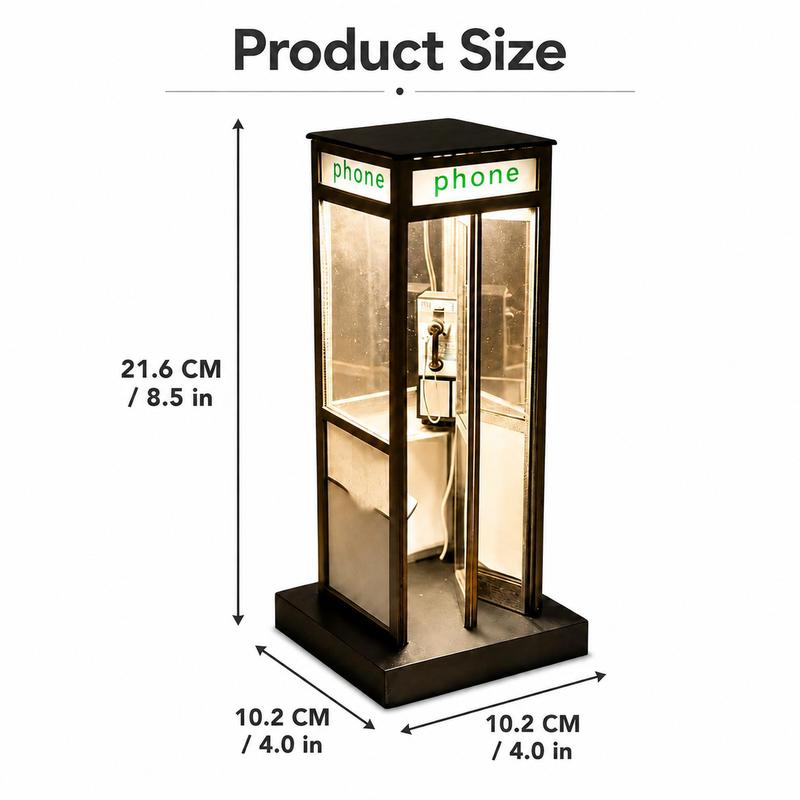 PhoneGlow™ Vintage Booth Lamp