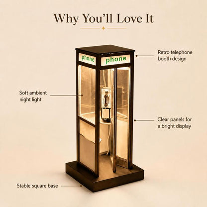 PhoneGlow™ Vintage Booth Lamp