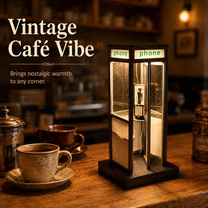 PhoneGlow™ Vintage Booth Lamp