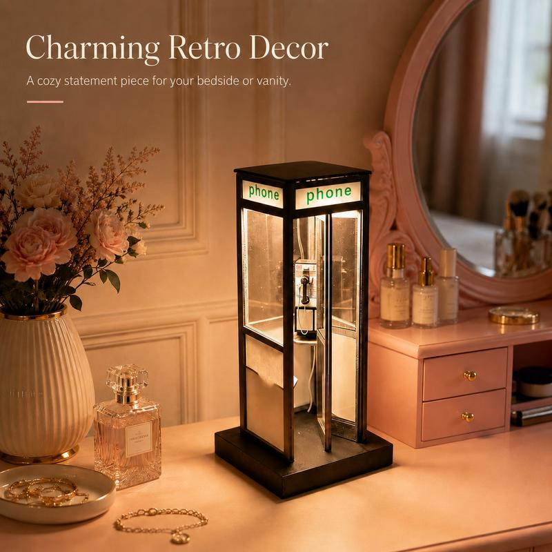 PhoneGlow™ Vintage Booth Lamp