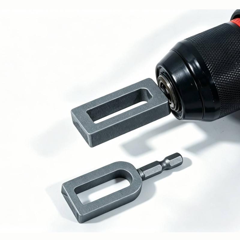 Heavy-Duty Rebar Tie Wire Twister Drill Attachment