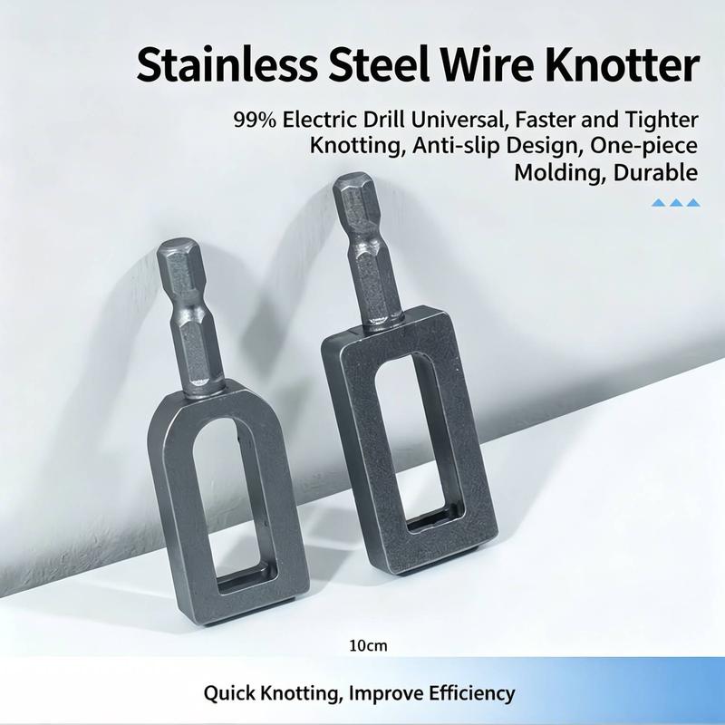 Heavy-Duty Rebar Tie Wire Twister Drill Attachment