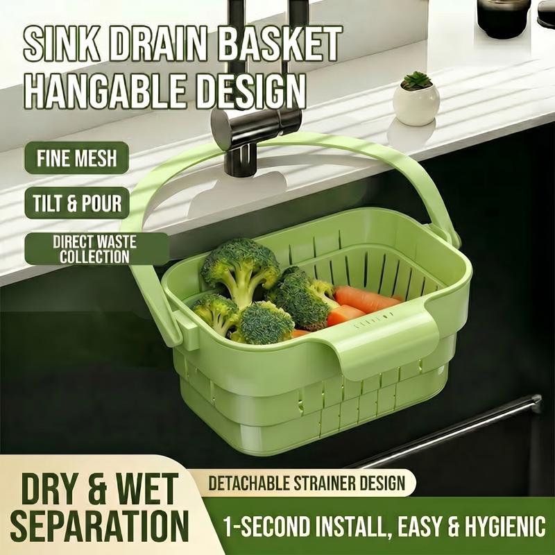 DrainNest™ Foldable Hanging Colander